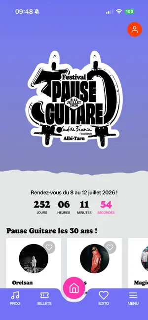 Pause Guitare 2026 iPhone screenshot 1