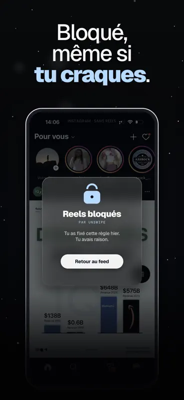UnSwipe: Réseau Anti Addiction screenshot 5 of 5