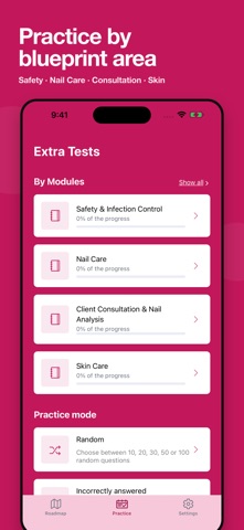 Nails Exam: Nail Tech Prep iPhone screenshot