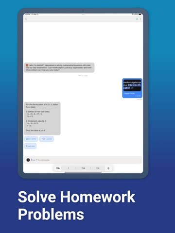 Chatwise: AI Assistant iPad screenshot