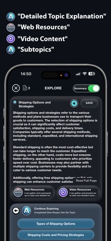 StartWise AI iPhone screenshot