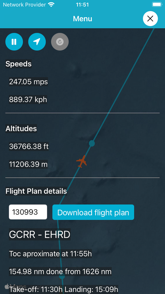 #3. X-Plane Map (iOS) Podle: Xavier Ramos Oliver