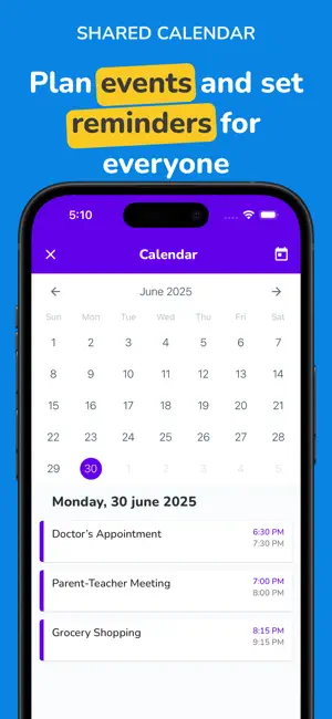 Family organizer: Sweet Family screenshot 2
