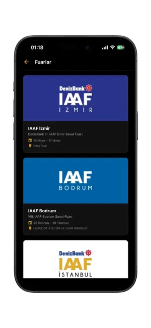 IAAF Art Fairs screenshot 2