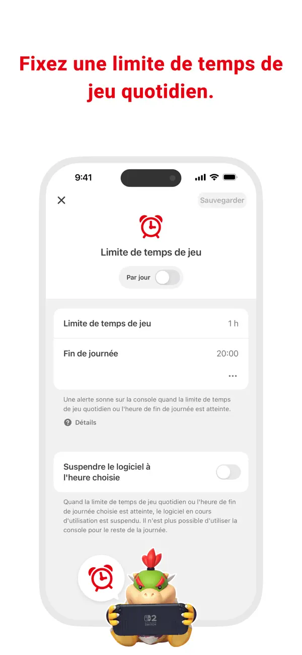 Screenshot #2 pour Contrôle parental Nintendo Sw…