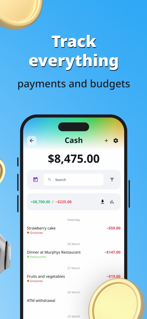 Expense Tracker. Money Manager - Productivity App | MWM