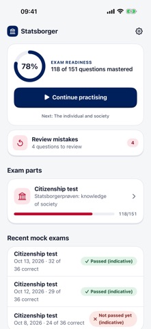 Norwegian Citizenship Test screenshot 1