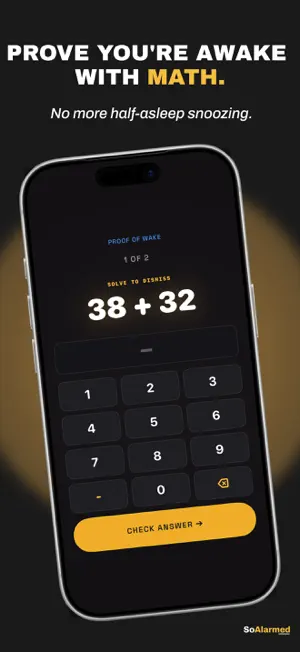 So Alarmed: Anti-Snooze Alarm screenshot 2