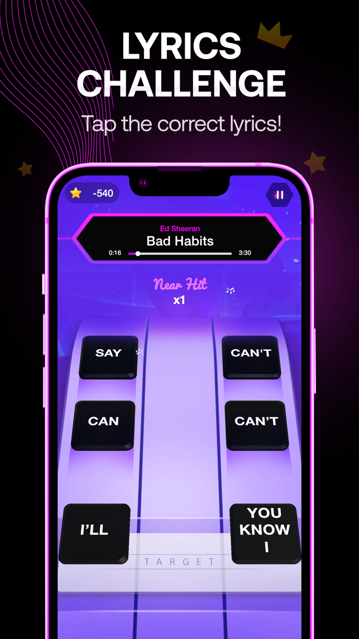 Lyrics Star・Song Lyrics Tiles