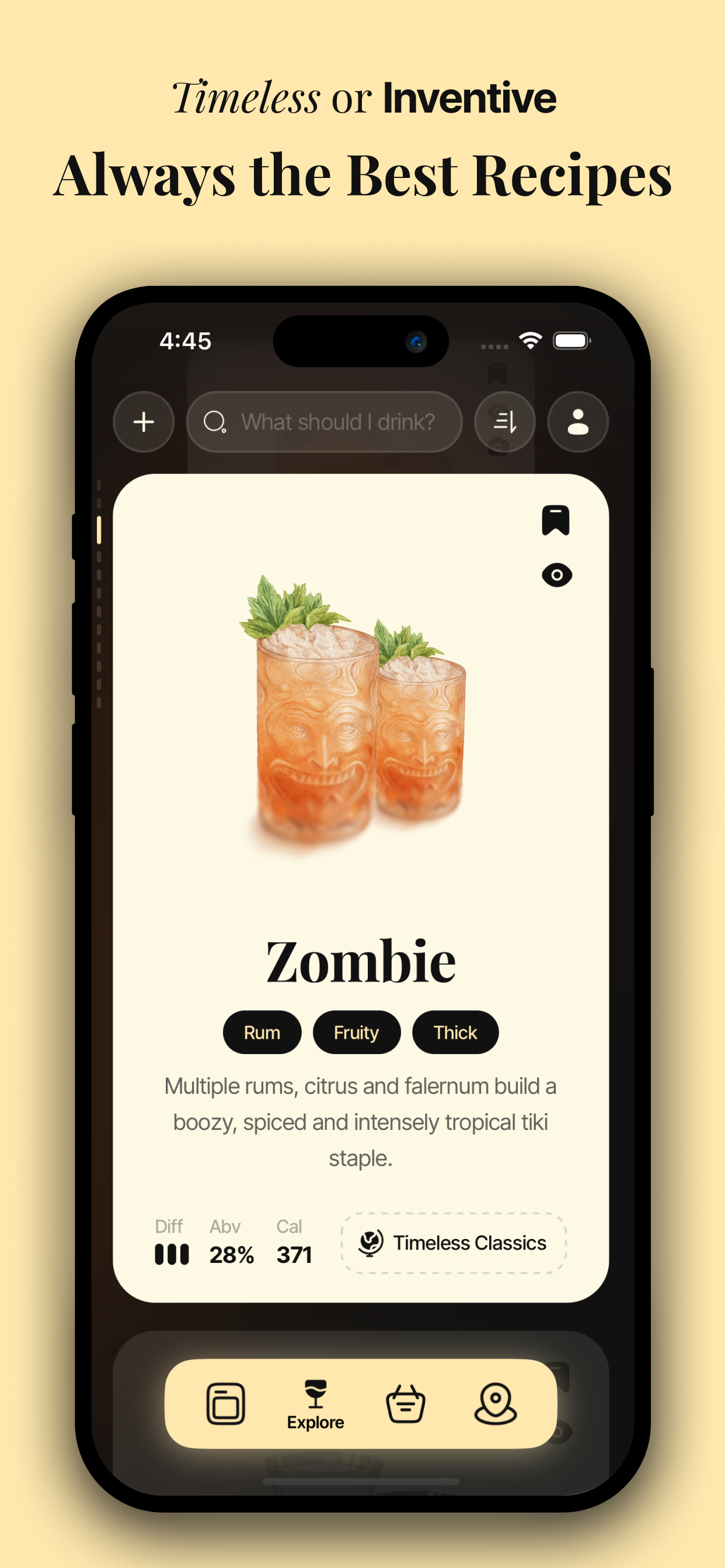 Neat. - Cocktail Community