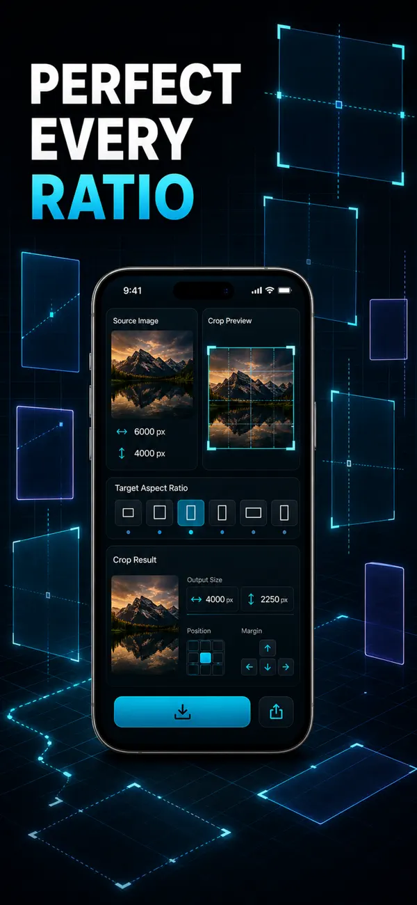 Screenshot #2 pour Calculateur de ratio photo