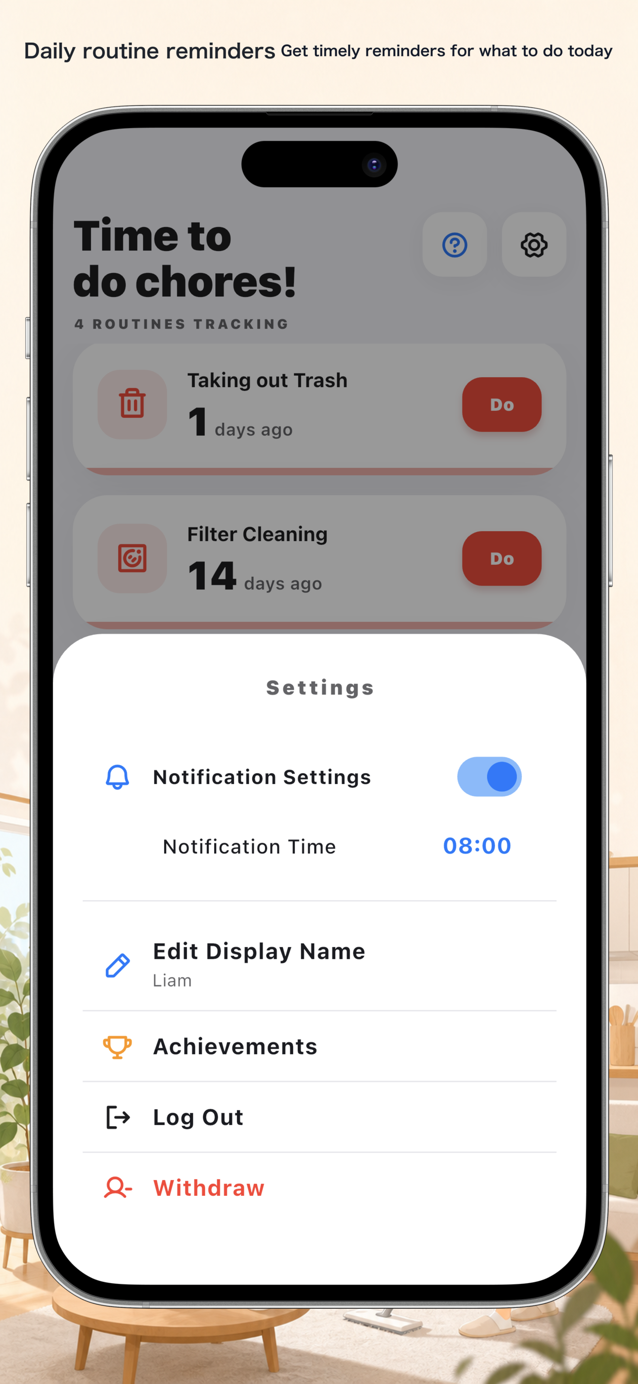 Sorosoro - Chore Reminder screenshot 6