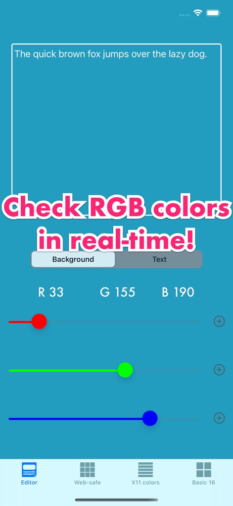 RGB checker - Check Colors! - Utilities App | MWM
