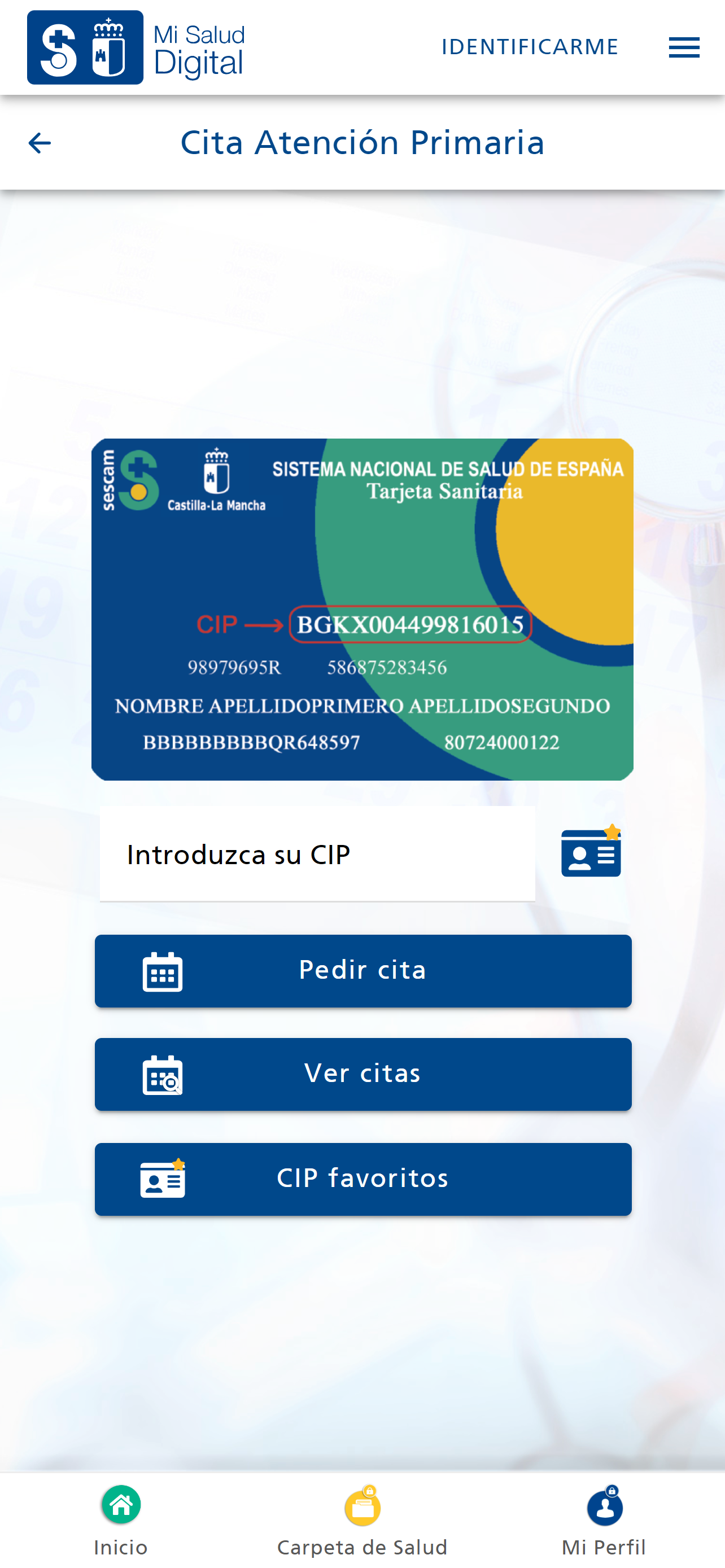 Mi Salud Digital CLM screenshot 2