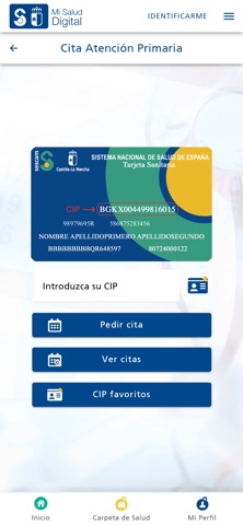Mi Salud Digital CLM iPhone screenshot 2