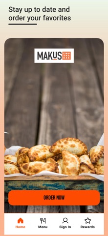 Makus Empanadas app screenshot
