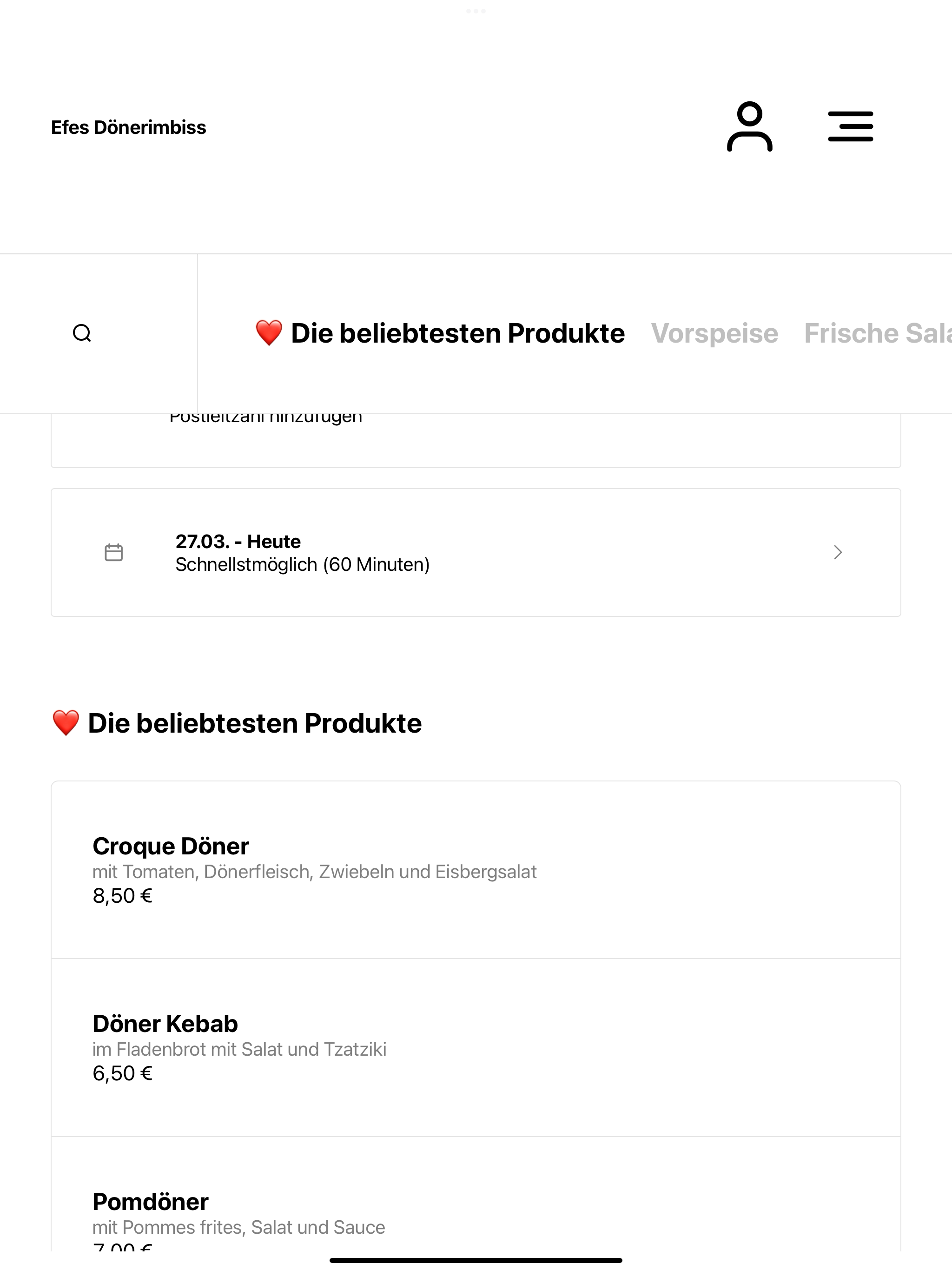 Efes Dönerimbiss screenshot 7
