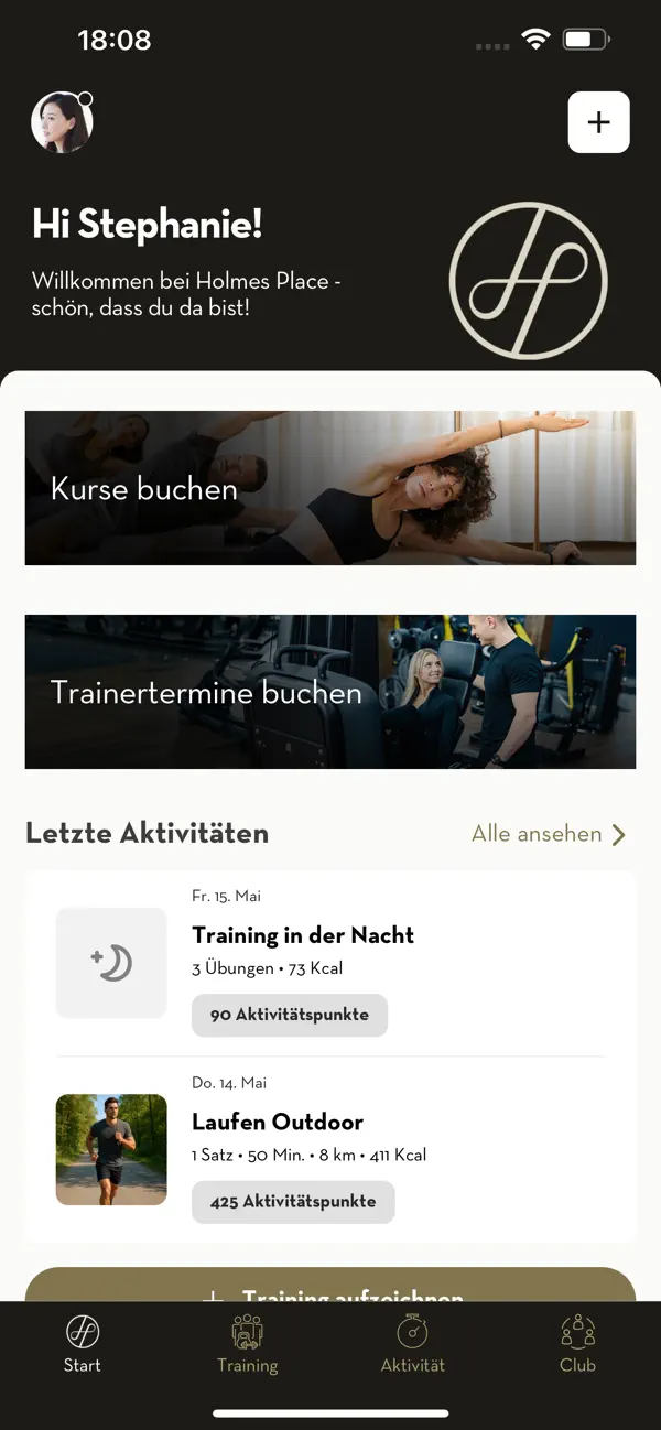 Screenshot #1 pour Holmes Place Premium Fitness