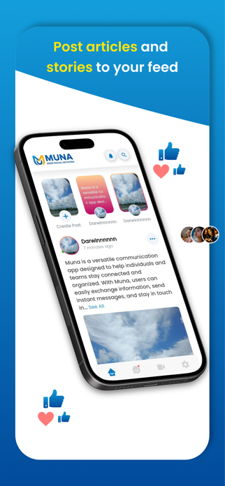 Muna Social App Screenshot 2 of 4