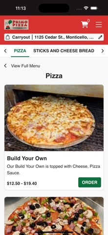 Primo Pizza MN Screenshot 3 of 3