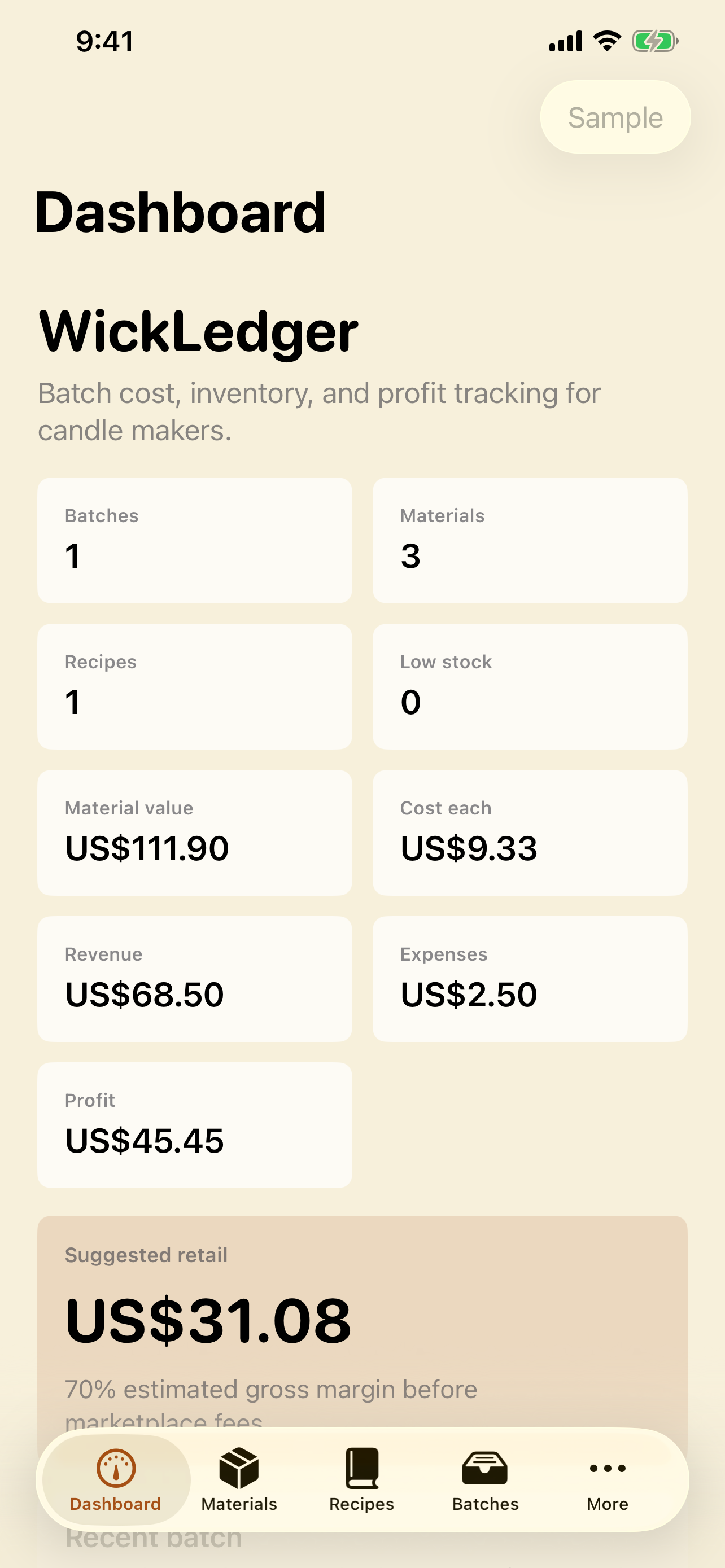 WickLedger screenshot 4