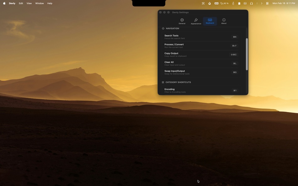 #3. Devly (macOS) By: Sangeetha Saseendran