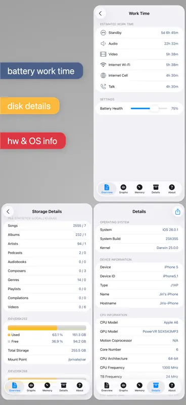 System Status Pro: hw monitor screenshot 5 of 9