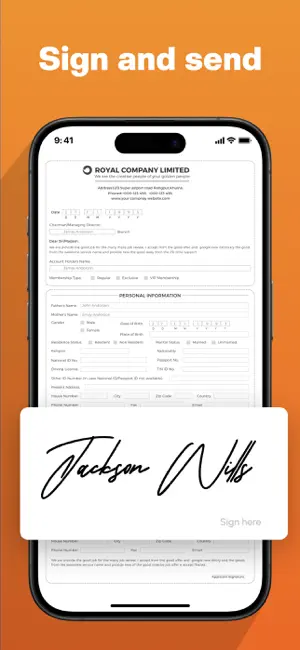 Fill & Sign Documents PDF Scan screenshot 3