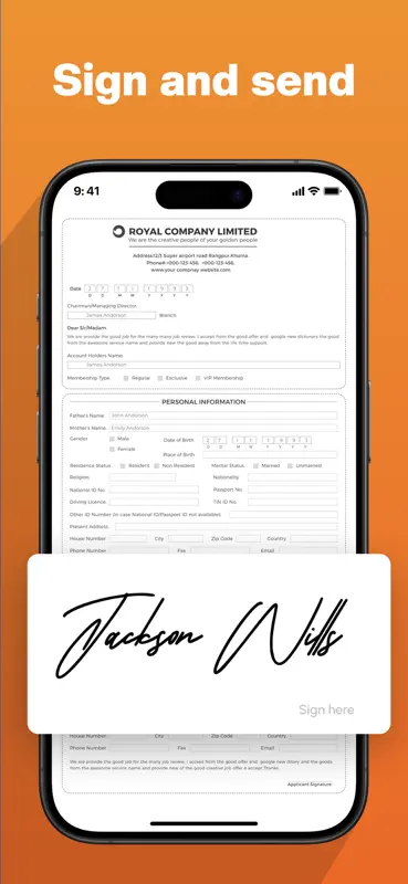 Fill & Sign Documents App, PDF screenshot 3 of 6