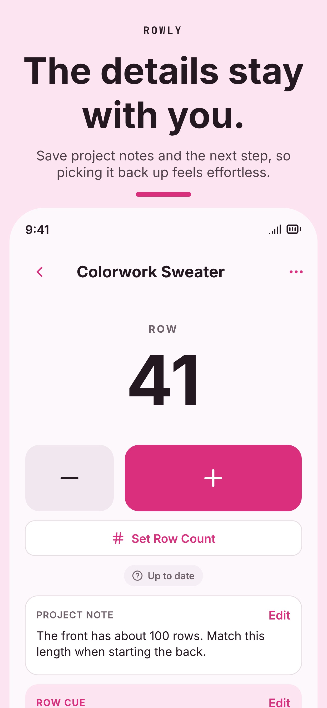 Screenshot 5 of Rowly: Crochet Row Counter