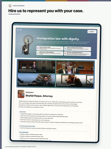 Open Borders iPad screenshot