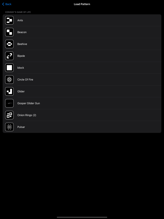 Tiamat - Cellular Automata iPad screenshot 6 - Education app