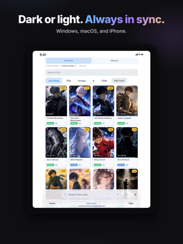 MangaTrackr ipad screenshot 3