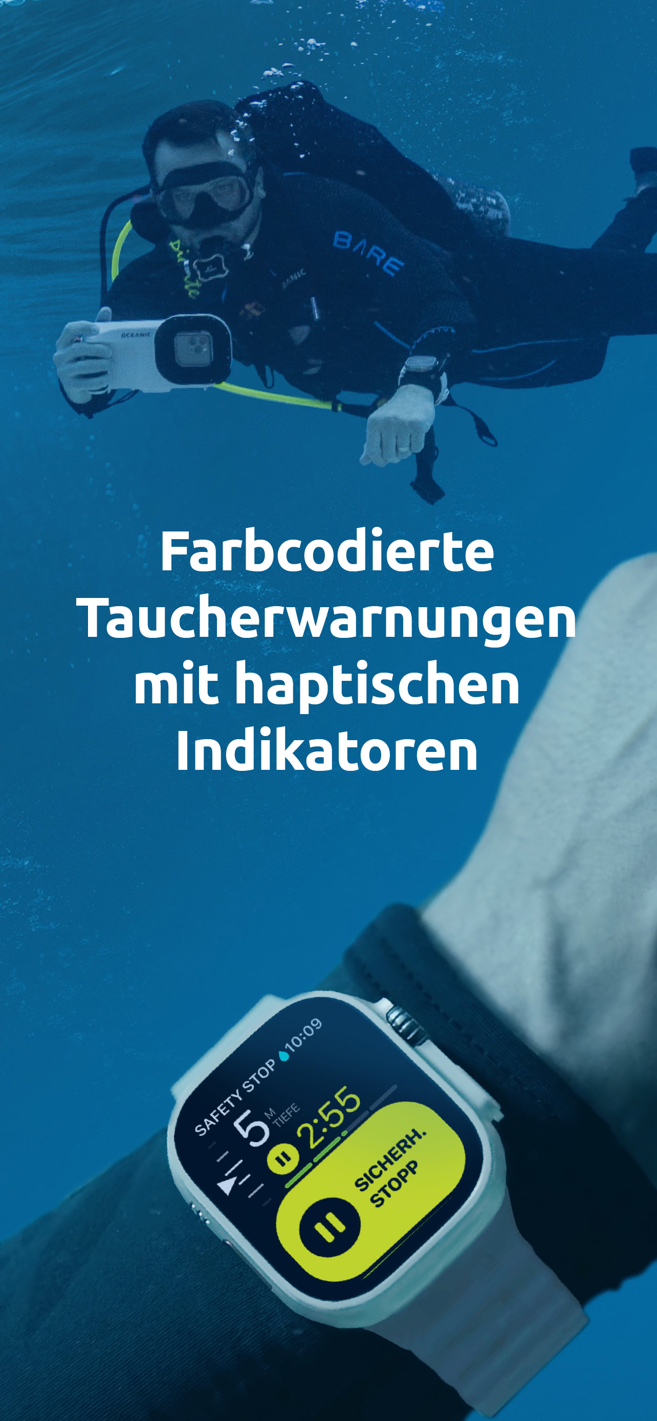 Tauchen, Smartwatch | Oceanic+