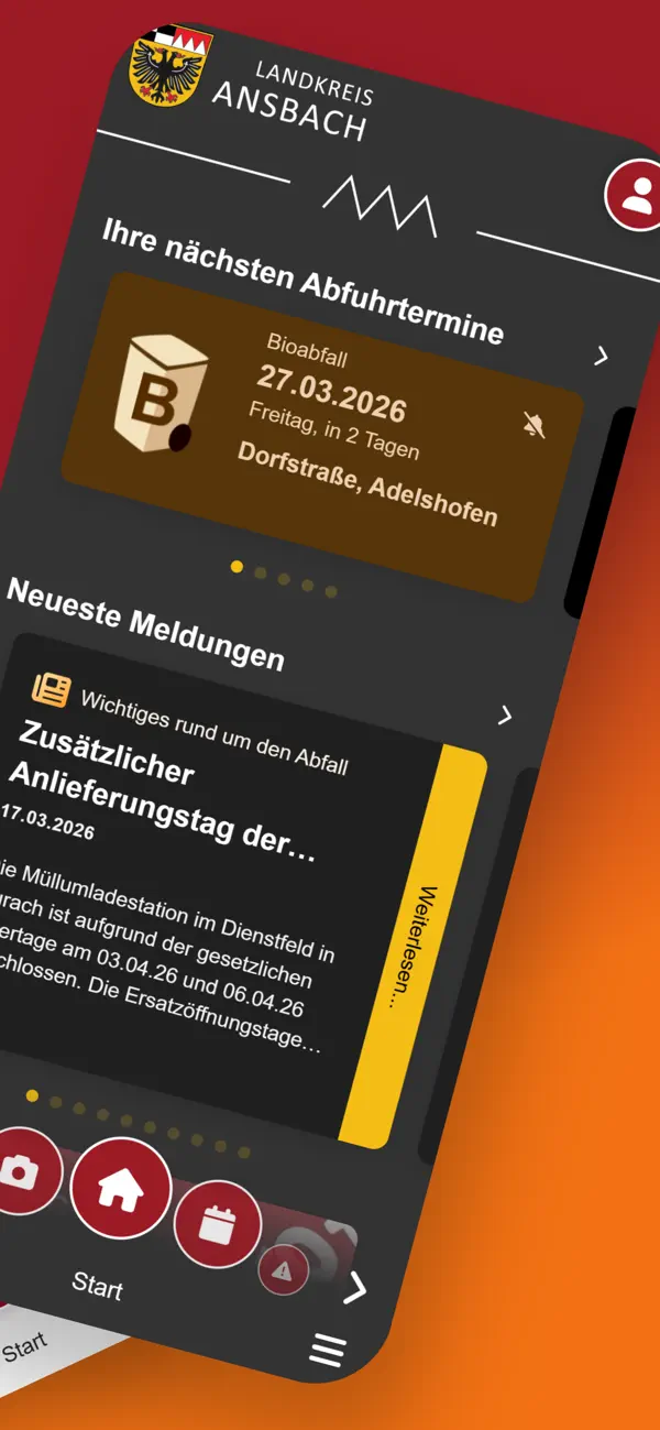 Screenshot #2 pour Landkreis Ansbach Abfall-App