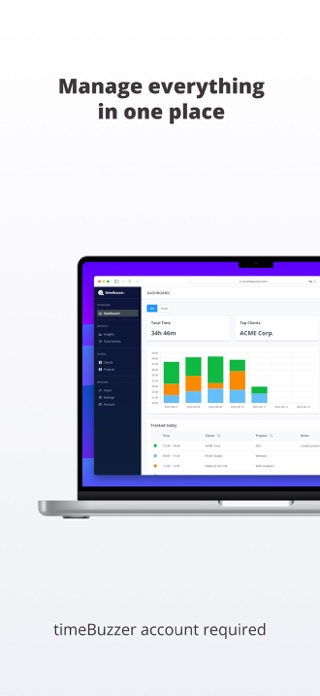 timeBuzzer – Time Tracking Screenshot 8 of 8