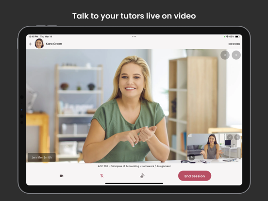 Stutor : Student iPad screenshot 5 - Education app
