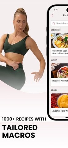 Athli: Female Fitness Coach iPhone screenshot