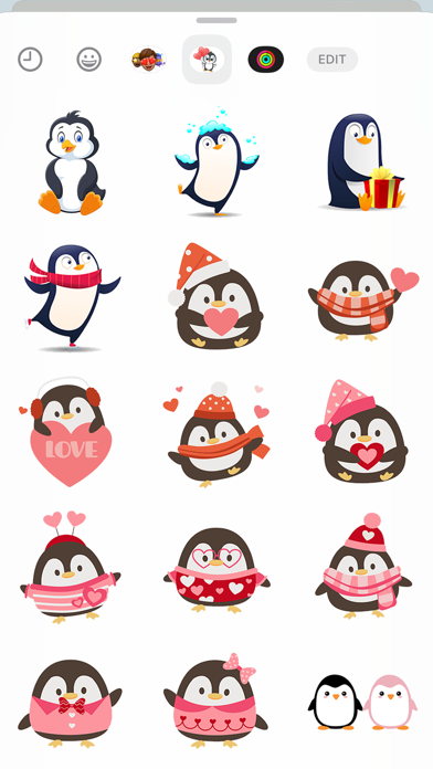 Screenshot #3 pour Adorable Baby Penguin Stickers