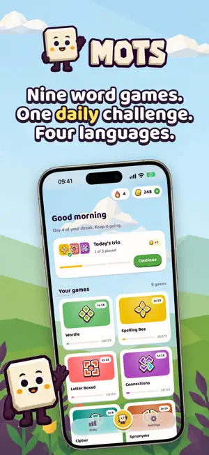Mots – Word Games & Crossword screenshot 1