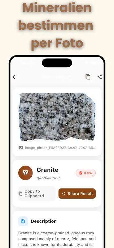 Rock Scanner: Mineral ID screenshot 3 of 5