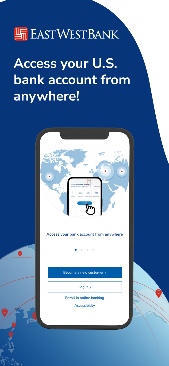 East West Bank Mobile screenshot 1