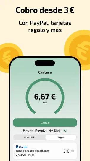 Captura de pantalla de AttaPoll - Encuestas De Pago en iPhone 4