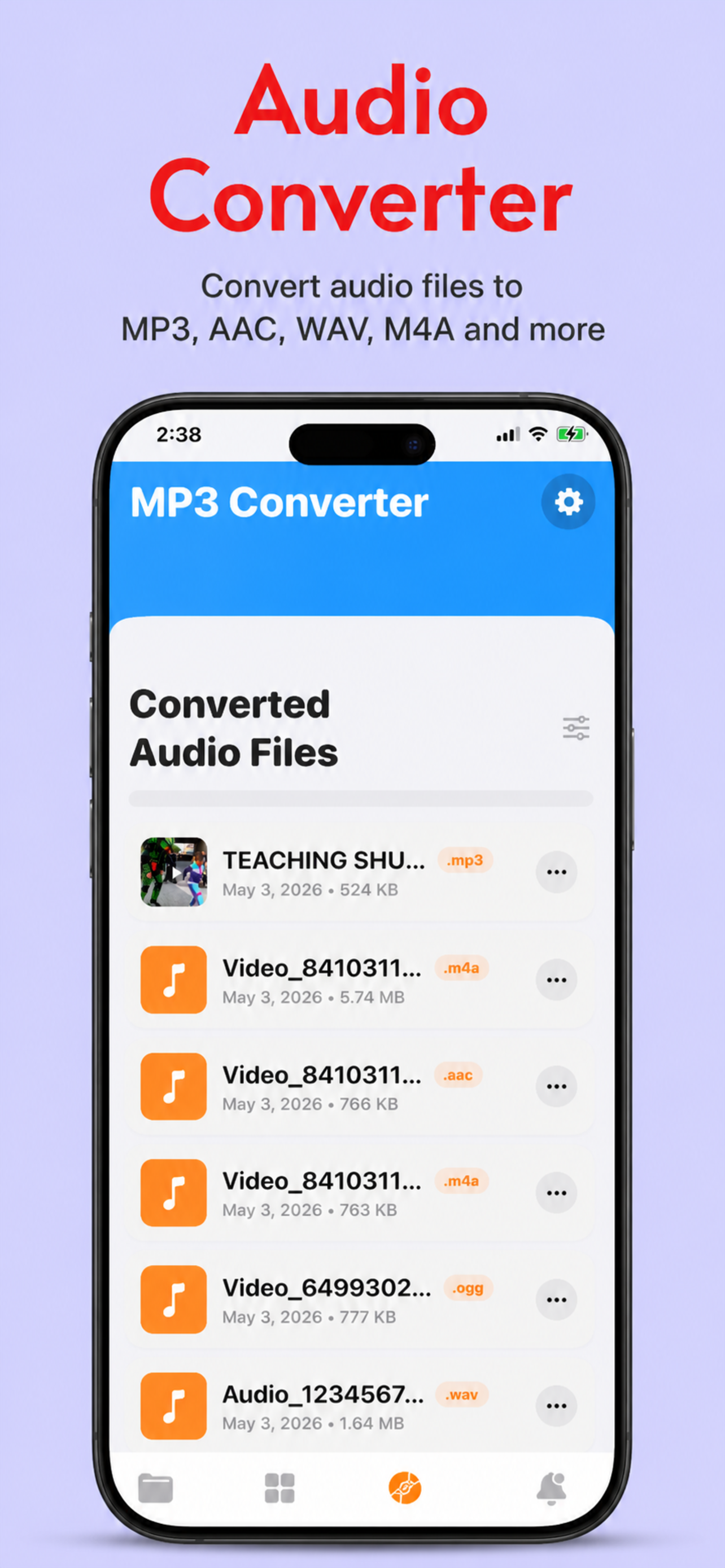 Video to MP3: Audio Converter.
