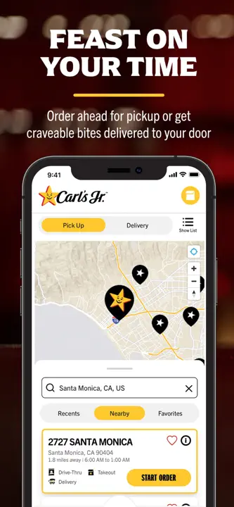 Carl's Jr. Mobile Orderingのスクリーンショット（5/5）