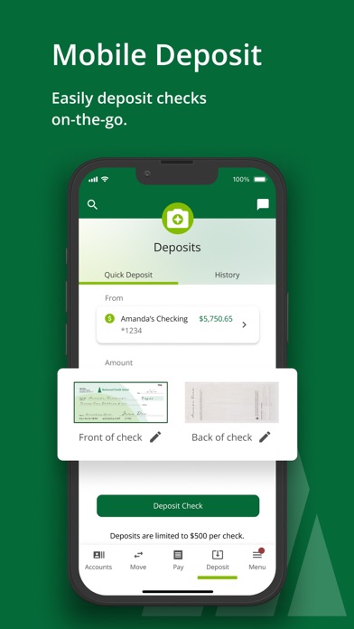 Redwood Credit Union Screenshot