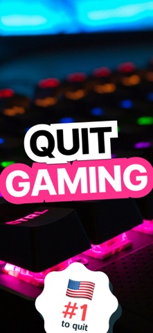 Quit video game: ByeBye Gaming iPhone screenshot