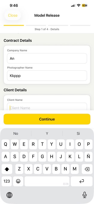 Model Release Form screenshot 4