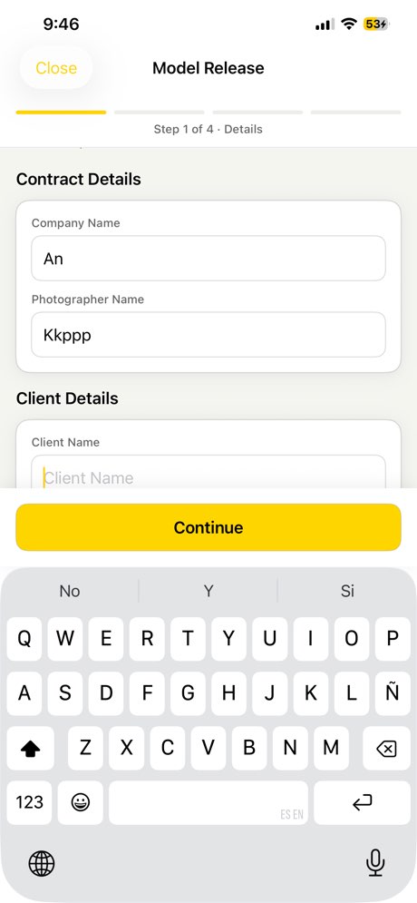 Model Release Form screenshot 5