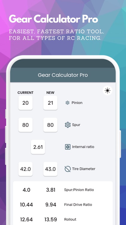 RC Gear Calculator Pro